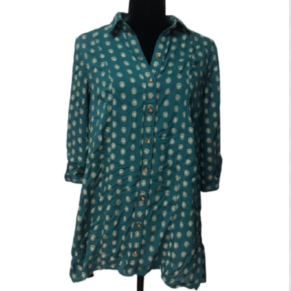 Maeve by Anthropologie Button Down Shirt Small